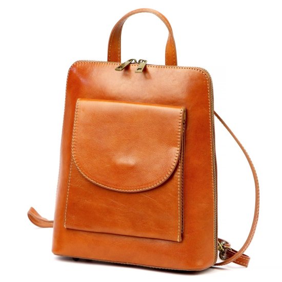 Kožený batoh Patrizia Samara camel