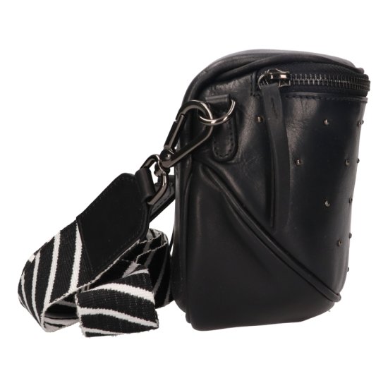 Kožená ledvinka 212530 černá - boční pohled