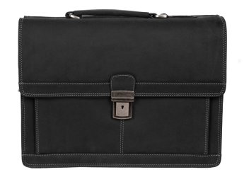 Pánská kožená aktovka LG-21881/H černá Pánská kožená aktovka LG-21881/H černá