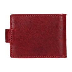 Kožený obal na karty a vizitky 21485/T červená 1