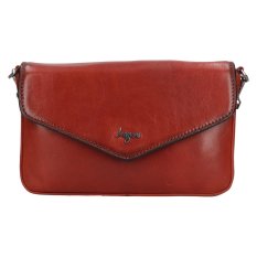 Dámska kožená kabelka LGB 2050 koňak - predná strana