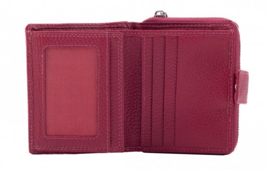 Dámska kožená peňaženka SG-27618 růžová 4