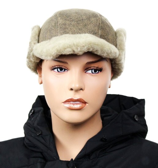 Pánská kožešinová beranice 2 - pohled ze předu Pánská kožešinová beranice 2 - pohled ze předu