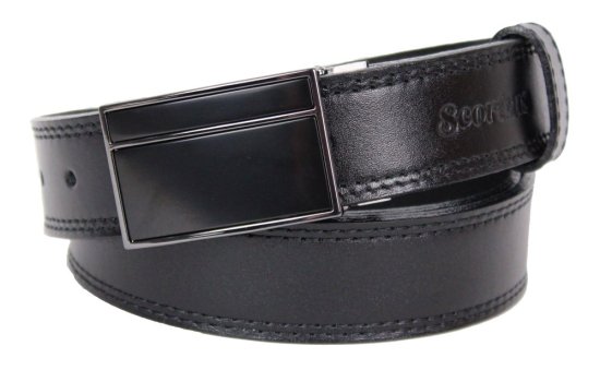 Pánský kožený opasek Scorteus SC 2015/2 černý