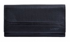 Dámska kožená peňaženka W-22025 čierna