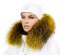 Fur trim on the hood - raccoon collar M 119 (65 cm)