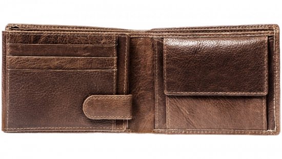 Pánská kožená peněženka SG-21616 hnědá