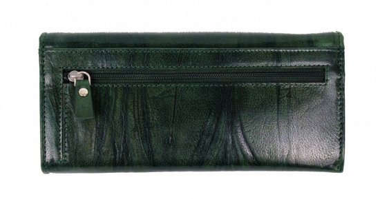 Dámská kožená peněženka SG-27120 zelená 1
