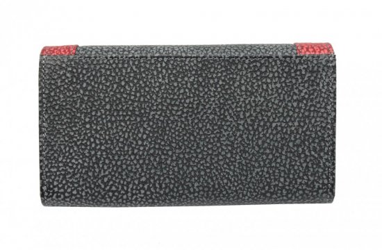 Dámska kožená peňaženka SG-261288 čierno červená 1