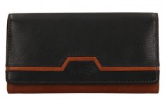 Dámská kožená peněženka BLC/24787/720 koňak/černá