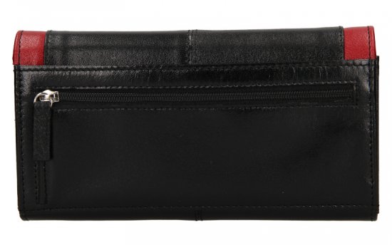 Dámská kožená peněženka BLC/24228/219 černá/červená 1