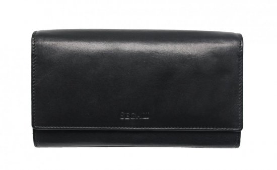 Dámska kožená peňaženka SG-228 čierna