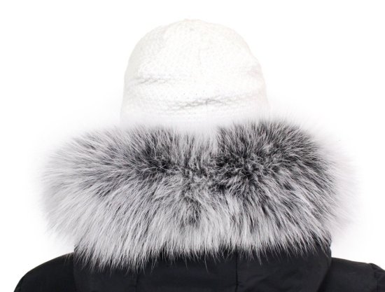 Kožušinový lem na kapucňu - golier líška L 08/28 (46 cm) - krátky lem 1