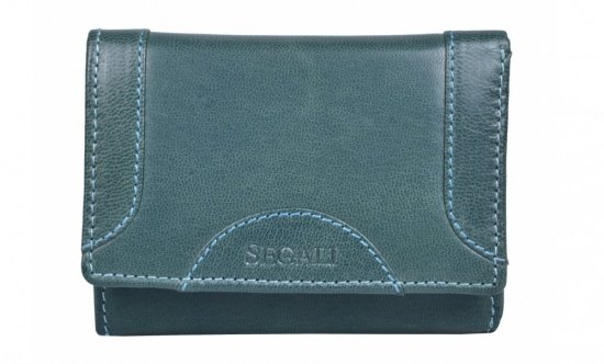 Dámska kožená peňaženka SG-27196 turkish zelená