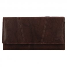 Dámska kožená peňaženka PWL 2388 tm. hnedá