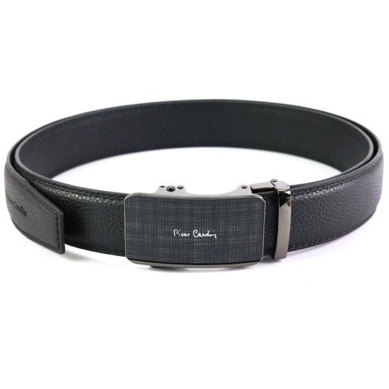 Pánský kožený opasek Pierre Cardin 2661 HY09 černý 2