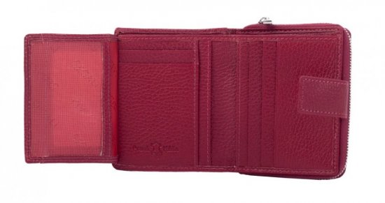 Dámska kožená peňaženka SG-27618 růžová 5