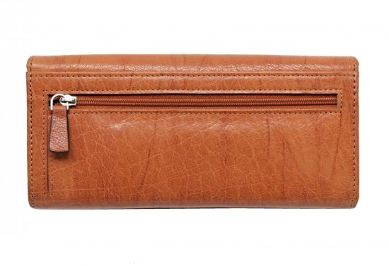 Dámska kožená peňaženka SG-27120 koňak 1