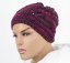 Dámská pletená čepice Capu - 392 fialová