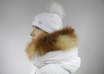 Kožešinový lem na kapuci liška zrzavá L 10 (61 cm)
