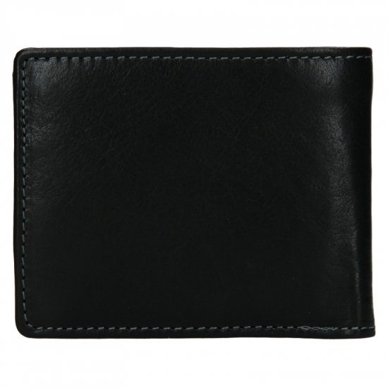 Pánska kožená peňaženka W-28120/T čierna 1