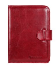 Kožený diář A5  SC  Komen bordo - přední strana