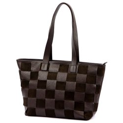 Dámska kožená kabelka FIONA tm. hnedá Dámska kožená kabelka FIONA tm. hnedá