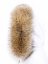 Fur trim on the hood - beige raccoon collar M 01/28 (75 cm) 2