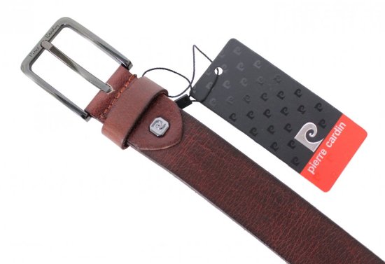 Pánský kožený opasek Pierre Cardin 25077 KAM02 koňak 1
