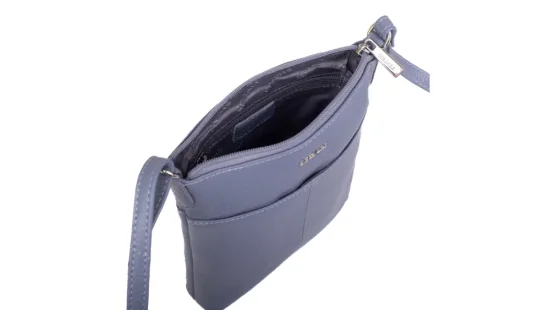 Dámská kožená taška přes rameno SG-27001 lavender