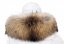Fur trim on the hood - collared raccoon M 42/29 (68 cm) 1