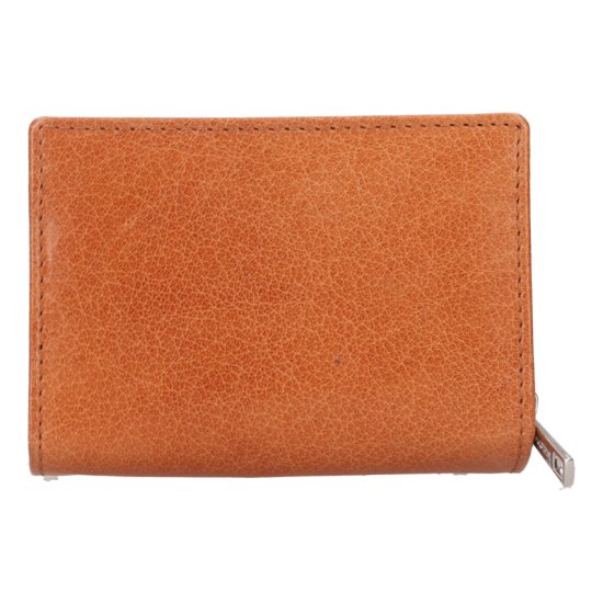 Dámská kožená peněženka LG-27718 koňak - zadní strana