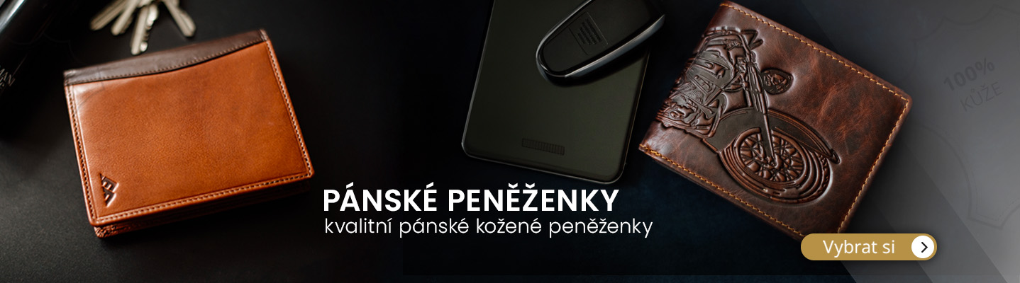 Pánské kožené peněženky