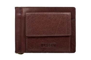 Kožená dolarovka W 22010 hnědá