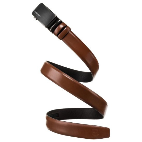 Pánský kožený opasek PETERSON PTN 2A002 hnědý 4