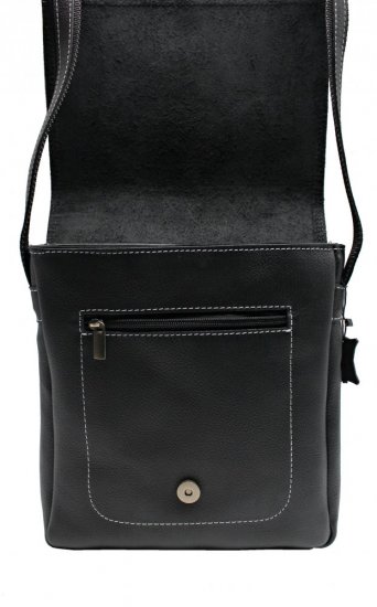 Pánská kožená taška přes rameno Scorteus 1434 černá
