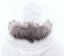 Kožušinový lem na kapucňu - golier medvedíkovec M 154/11 (50 cm)
