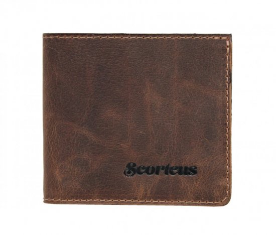 Pánska kožená peňaženka Scorteus SC.DUB/97 hnedá melír