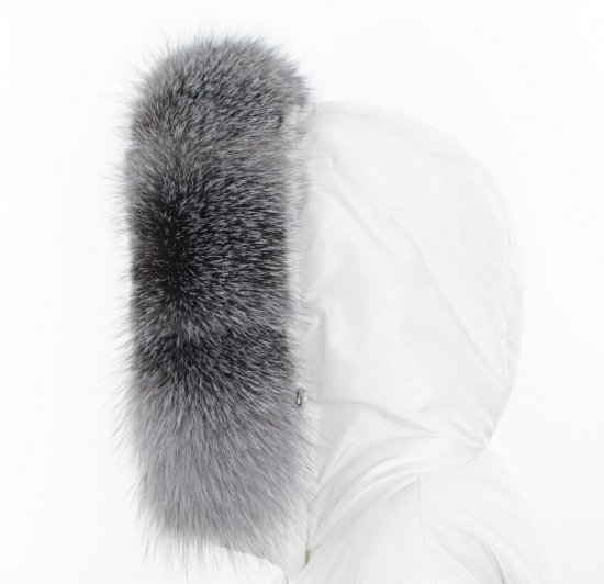 Kožešinový lem na kapuci - límec liška bluefrost LB 31 (65 cm)