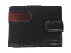 Pánská kožená peněženka D-B201 RFID černá