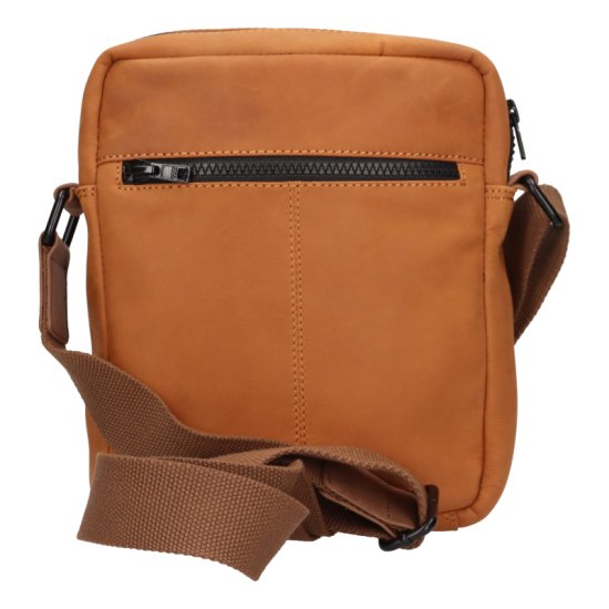 Pánská kožená taška přes rameno BLC-223-2666 koňak - zadní strana
