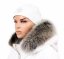 Kožušinový lem na kapucňu - golier medvedíkovec arctic snowtop M 31/27 (64 cm)