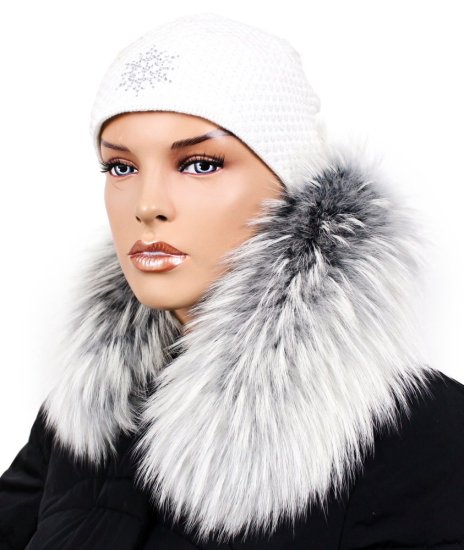 Kožešinový lem na kapuci - límec mývalovec M 36/82 (54 cm)