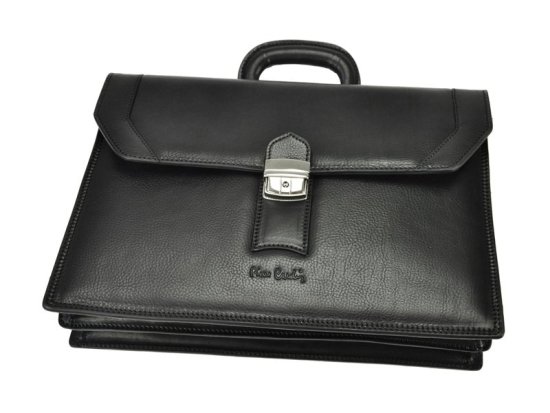 Kožená aktovka Pierre Cardin 21205 RM02 černá
