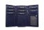 Dámská kožená peněženka SG-21770 modrá