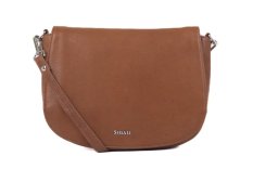 Dámska kožená kabelka SG-29100 koňak