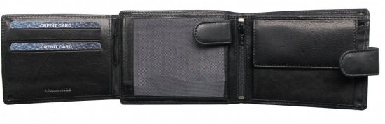 Pánská kožená peněženka SG-22511 černá 4