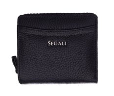 Dámska kožená peňaženka SG-27544B čierna