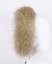 Kožušinový lem na kapucňu - golier medvedíkovec béžový  M 39 (65 cm)