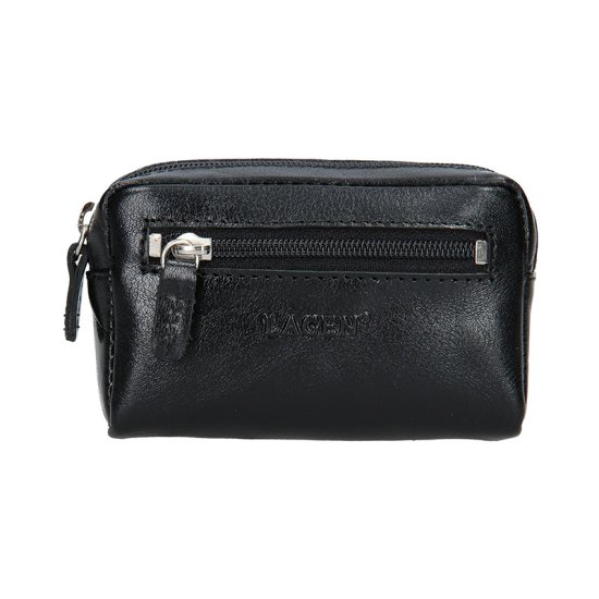 Kožená klíčenka K-22011 černá